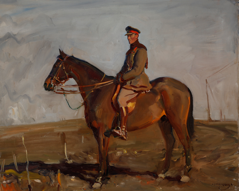 Major-General The Right Honourable Jack Seely, 1918 Beaverbrook Collection of War Art, Canadian War Museum