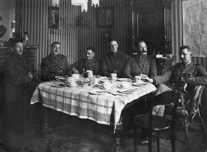 Officer's Mess 61st Battery Orp-le-Grand, February 1919