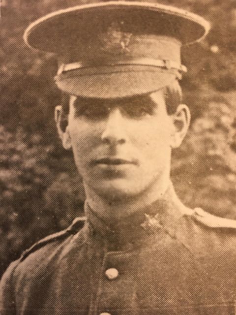 Private Fred McArthur in the Great War