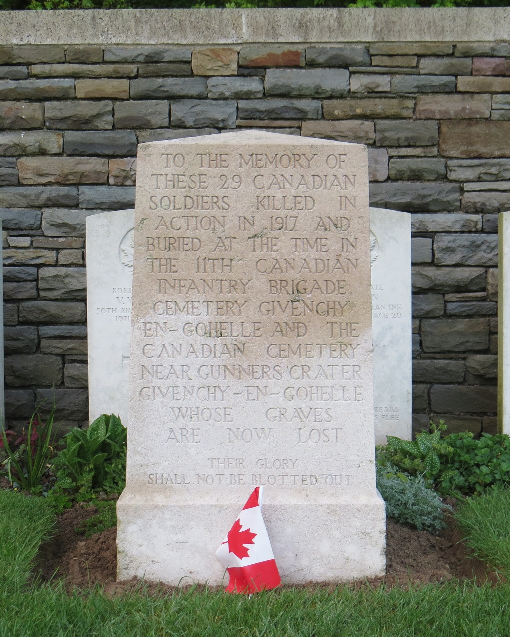 Gunner's Crater Kipling Memorial