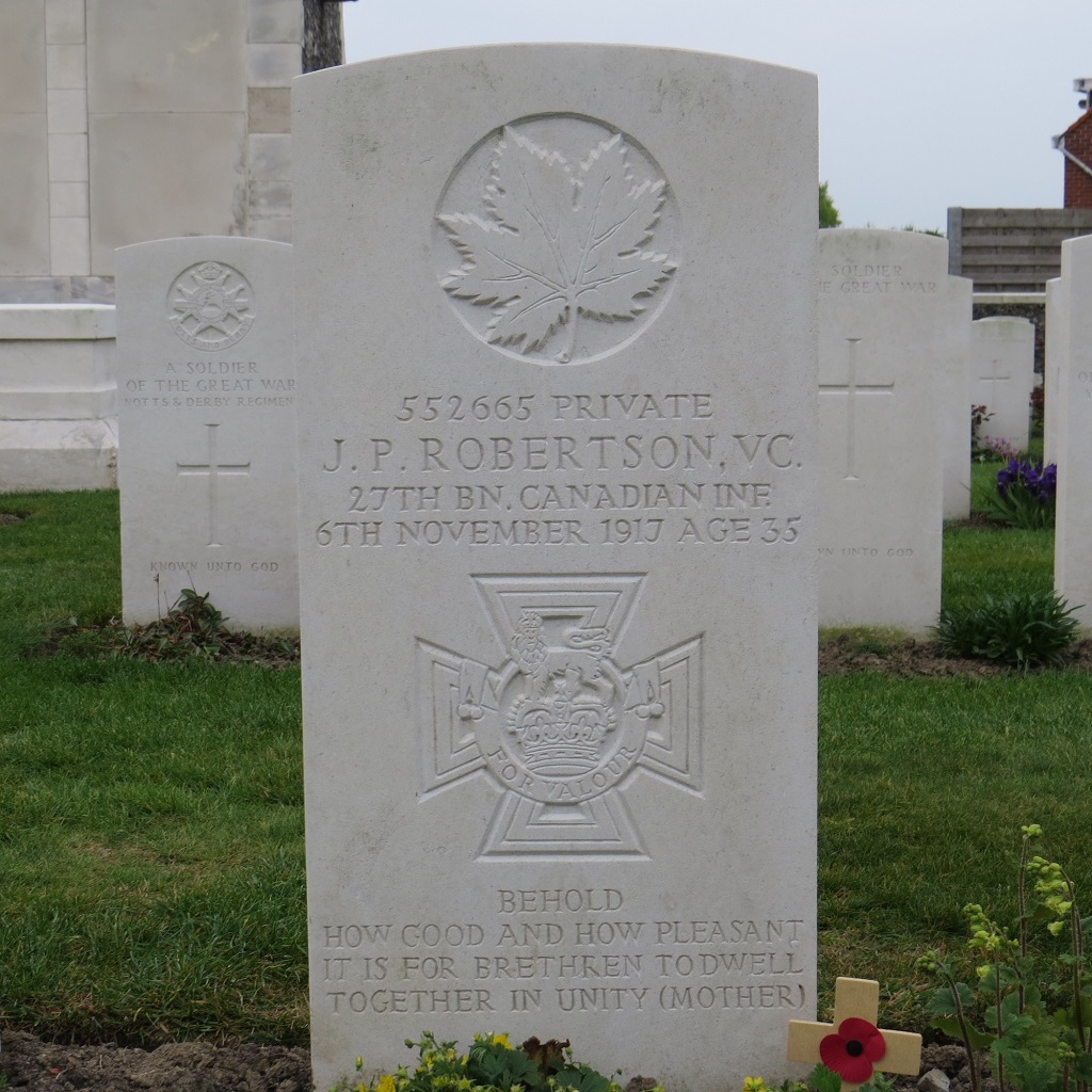 Private James Peter Roberston VC, 23 April 2019. CEFRG