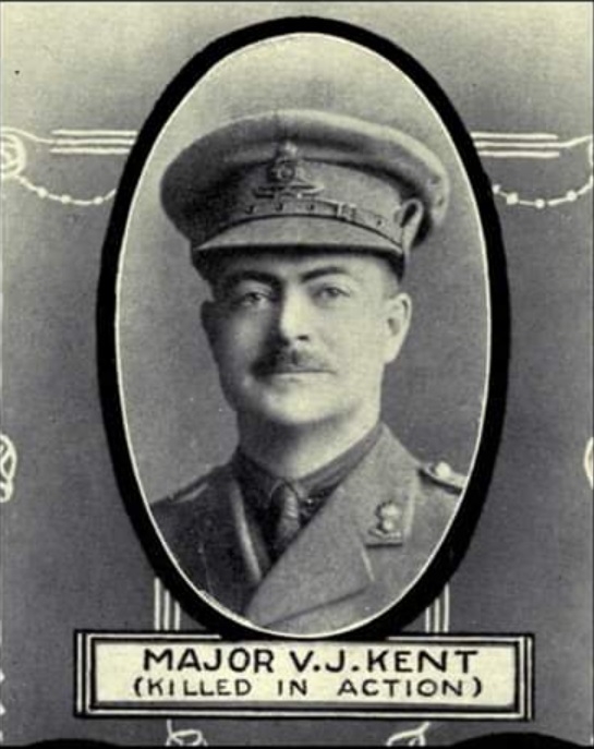 Major Victor John Kent in the Great War