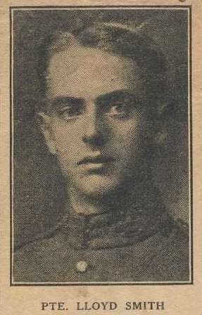 Private William Henry Lloyd Smith in the Great War