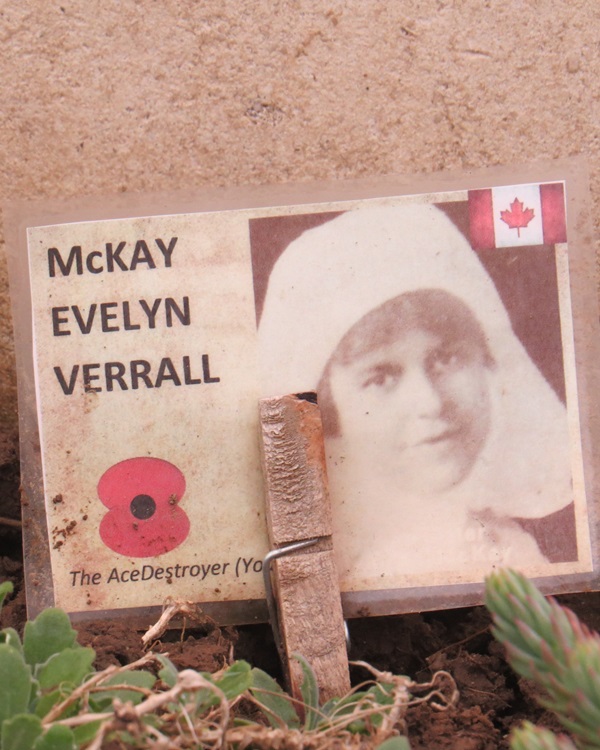 Nursing Sister Evelyn Verrall McKay in the Great War